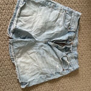 American Eagle Light Blue Denim Shorts